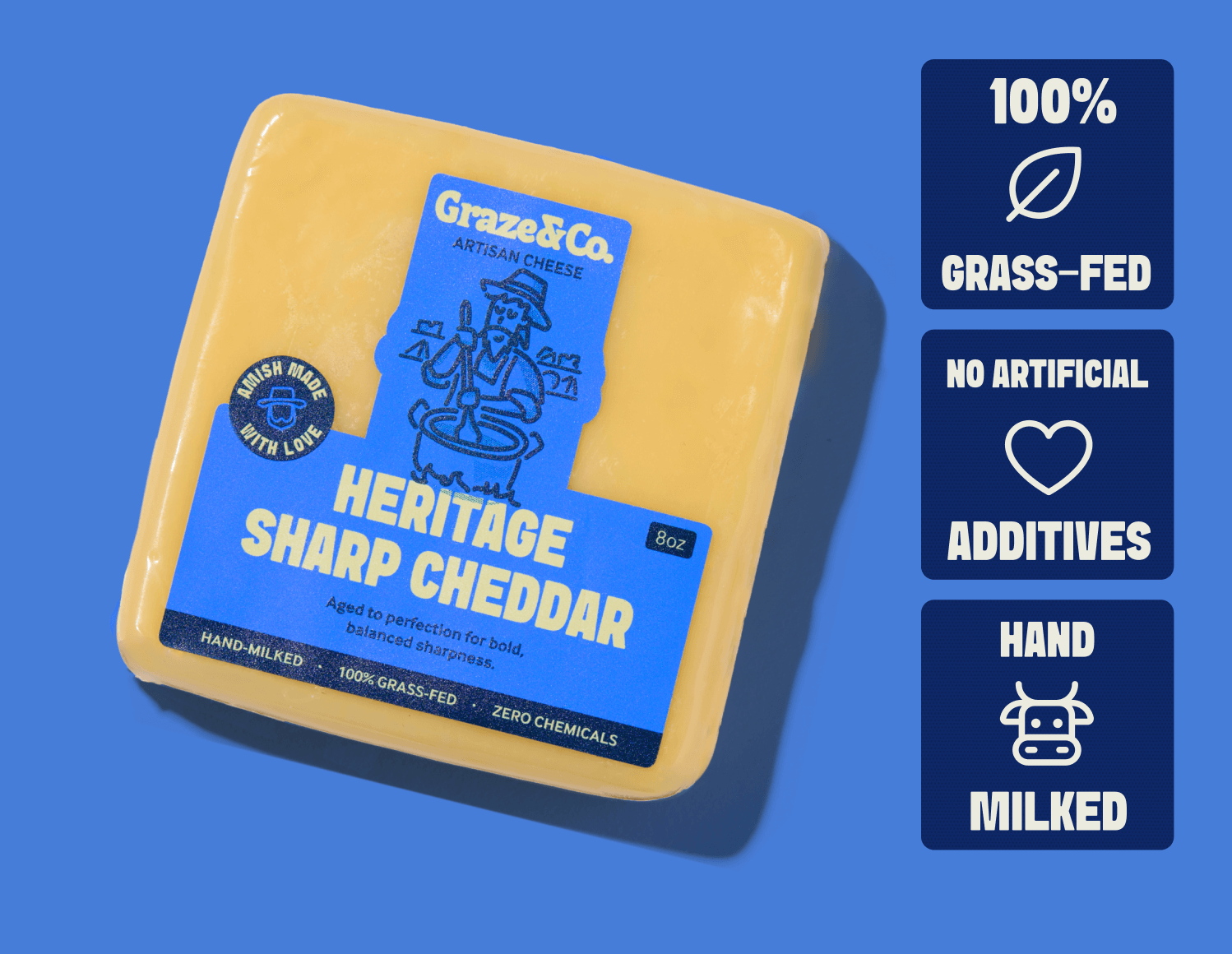 Heritage Sharp Cheddar – Graze&Co. Heritage Sharp Cheddar – Graze&Co.